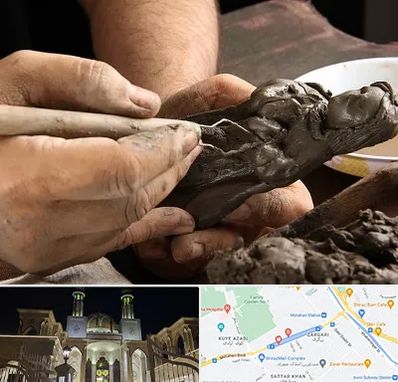 فروشگاه لوازم مجسمه سازی در زرگری شیراز