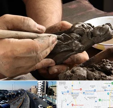 فروشگاه لوازم مجسمه سازی در پیروزی 