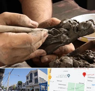 فروشگاه لوازم مجسمه سازی در افسریه 