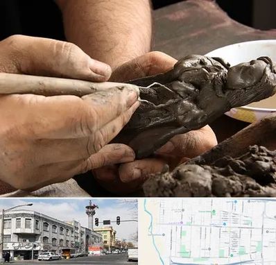 فروشگاه لوازم مجسمه سازی در 17شهریور