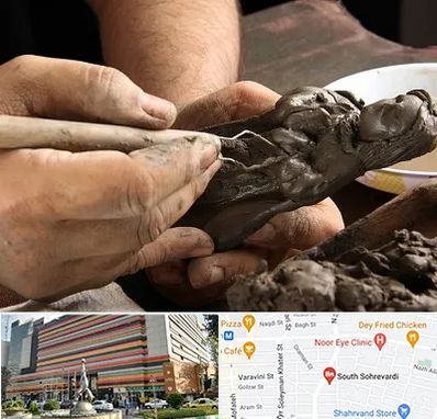 فروشگاه لوازم مجسمه سازی در سهروردی 