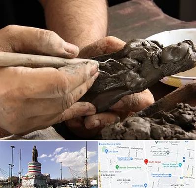 فروشگاه لوازم مجسمه سازی در کارگر جنوبی 
