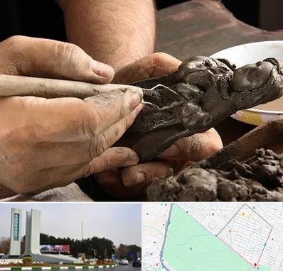 فروشگاه لوازم مجسمه سازی در بلوار فلسیطین مشهد