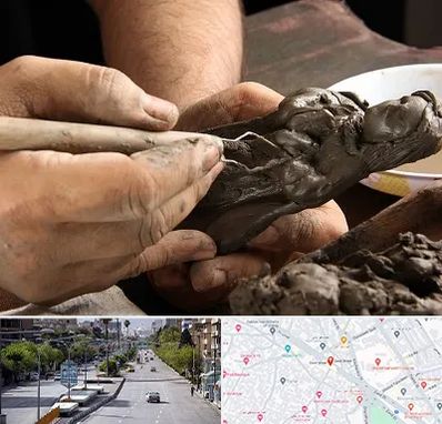 فروشگاه لوازم مجسمه سازی در خیابان زند شیراز