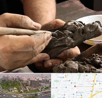 فروشگاه لوازم مجسمه سازی در آیت الله کاشانی 