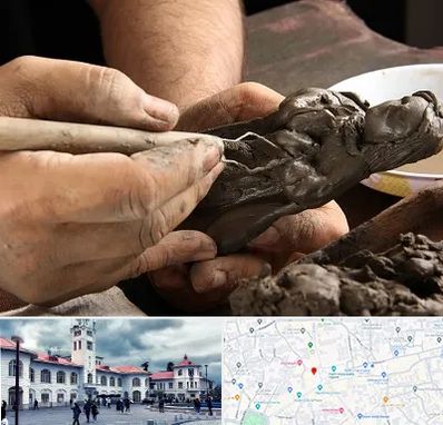 فروشگاه لوازم مجسمه سازی در میدان شهرداری رشت