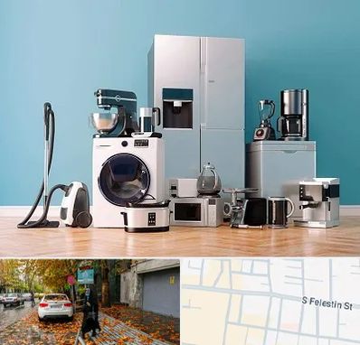 فروشگاه لوازم خانگی در خیابان فلسطین