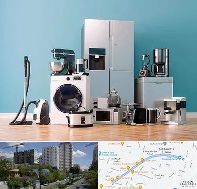 فروشگاه لوازم خانگی در اندرزگو 