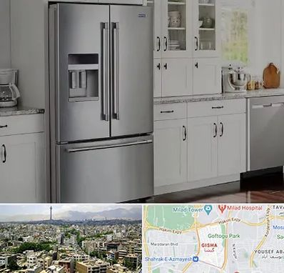 فروش یخچال فریزر در گیشا 