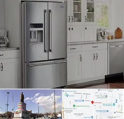 فروش یخچال فریزر در کارگر جنوبی 