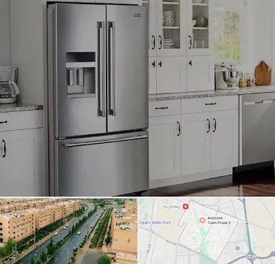 فروش یخچال فریزر در فاز سه اندیشه