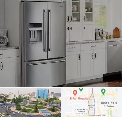 فروش یخچال فریزر در ونک 