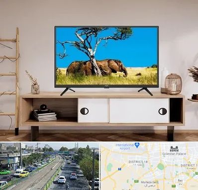 فروش تلویزیون در جنوب تهران 