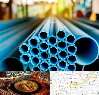 لوله و اتصالات در میدان ولیعصر 