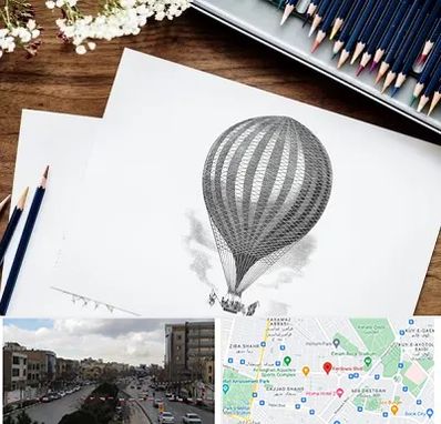 فروشگاه لوازم طراحی در بلوار فردوسی مشهد 