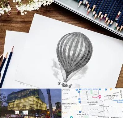 فروشگاه لوازم طراحی در جمهوری 