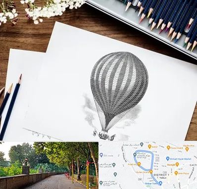 فروشگاه لوازم طراحی در بلوار گیلان رشت