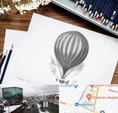 فروشگاه لوازم طراحی در اقدسیه 