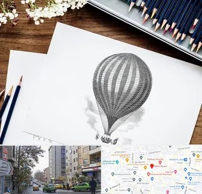 فروشگاه لوازم طراحی در فاطمی 