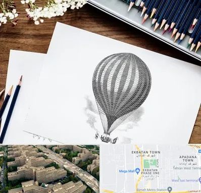 فروشگاه لوازم طراحی در اکباتان 