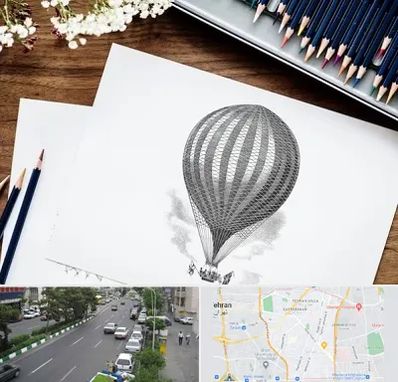 فروشگاه لوازم طراحی در ستارخان 