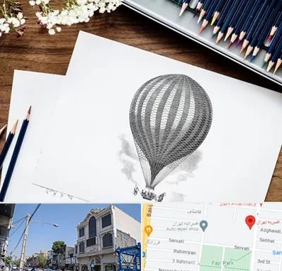 فروشگاه لوازم طراحی در افسریه 