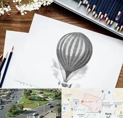 فروشگاه لوازم طراحی در شاهین ویلا کرج