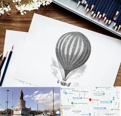 فروشگاه لوازم طراحی در کارگر جنوبی 