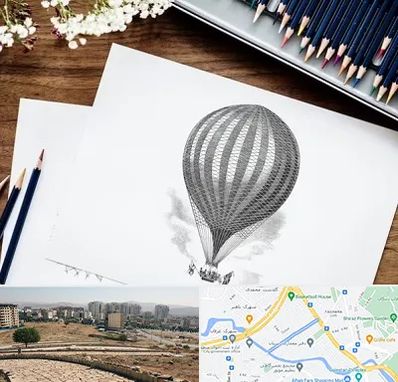 فروشگاه لوازم طراحی در کوی وحدت شیراز