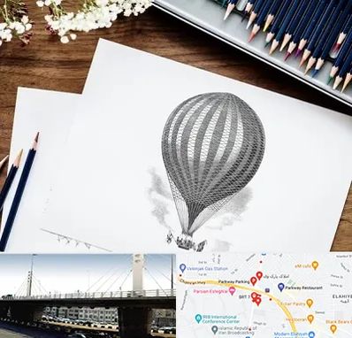 فروشگاه لوازم طراحی در پارک وی 