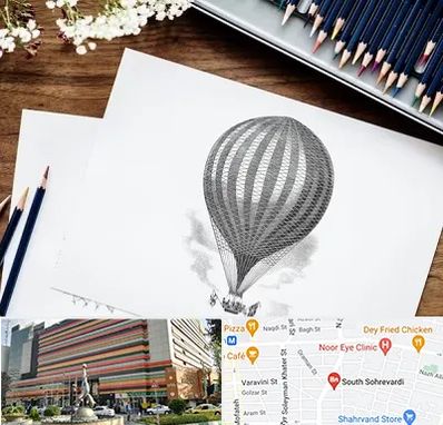 فروشگاه لوازم طراحی در سهروردی 