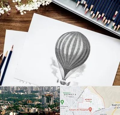 فروشگاه لوازم طراحی در عظیمیه کرج 