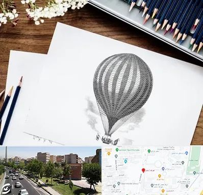 فروشگاه لوازم طراحی در شهرک آزمایش 