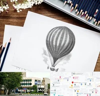 فروشگاه لوازم طراحی در طالقانی 