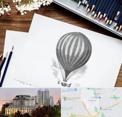 فروشگاه لوازم طراحی در فرشته 