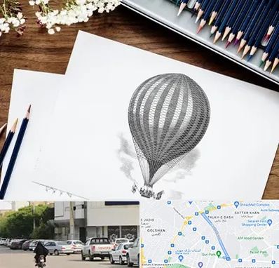 فروشگاه لوازم طراحی در قدوسی شرقی شیراز