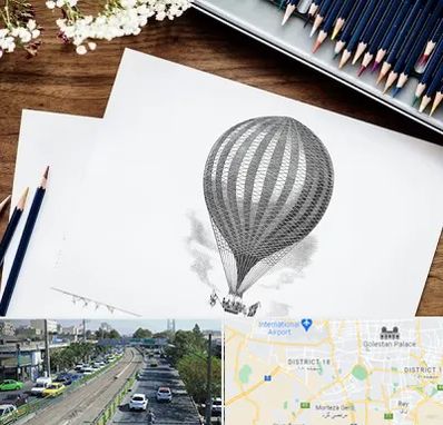 فروشگاه لوازم طراحی در جنوب تهران 