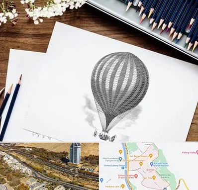 فروشگاه لوازم طراحی در خیابان نیایش شیراز