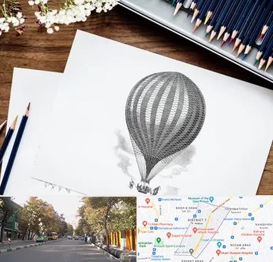 فروشگاه لوازم طراحی در شریعتی 