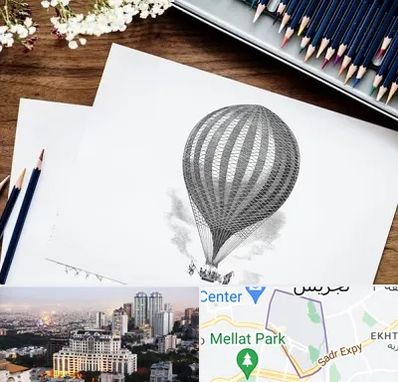 فروشگاه لوازم طراحی در الهیه 