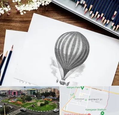 فروشگاه لوازم طراحی در تهرانسر 