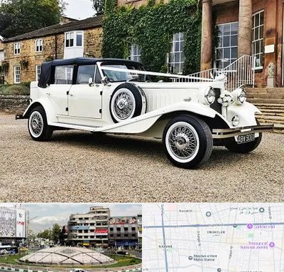 اجاره ماشین عروس با راننده در مرکز تهران