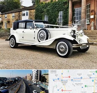 اجاره ماشین عروس با راننده در پیروزی 