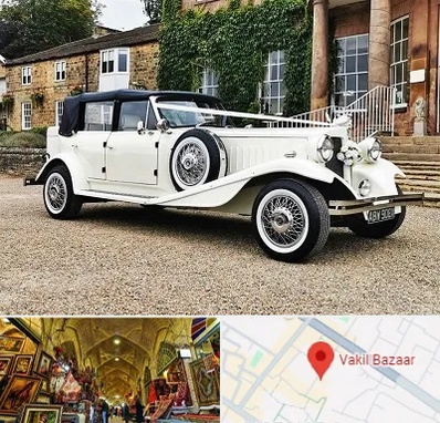 اجاره ماشین عروس با راننده در بازار وکیل شیراز