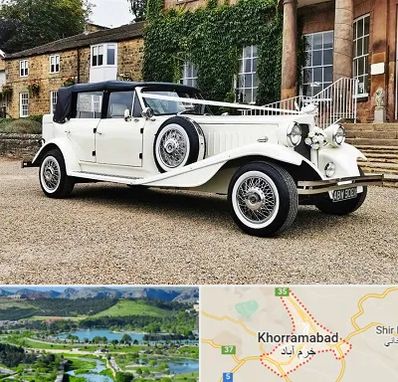 اجاره ماشین عروس با راننده در خرم آباد