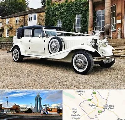 اجاره ماشین عروس با راننده در تایباد