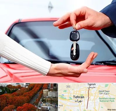 اجاره ماشین در ولیعصر 