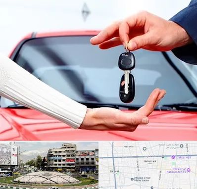 اجاره ماشین در مرکز تهران