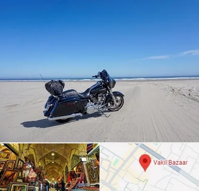 اجاره موتور سیکلت در بازار وکیل شیراز