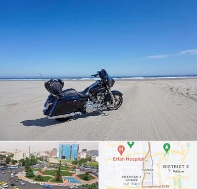 اجاره موتور سیکلت در ونک 